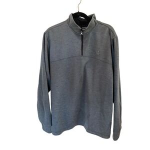 Under Armour ColdGear Men's Grey Heather 1/4 Zip Pullover Sweatshirt XXL Loose